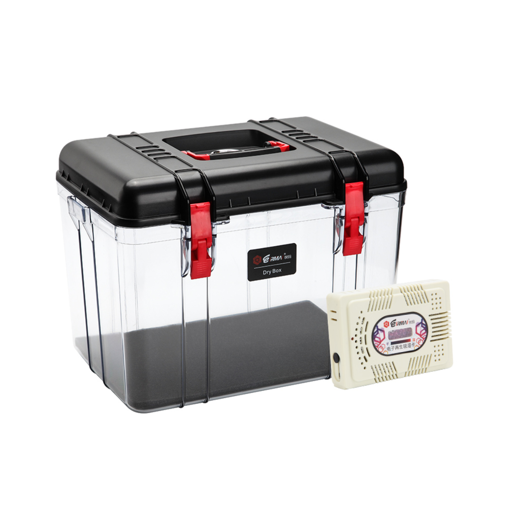 25L Portable Dry Box with Moisture Card