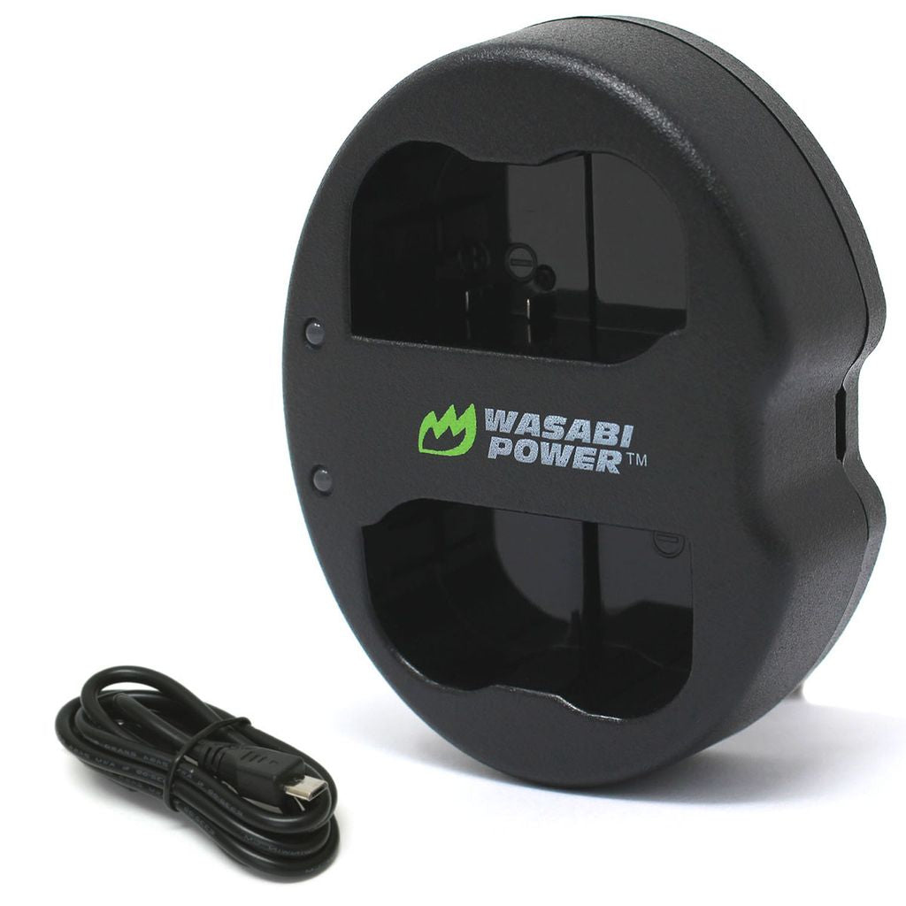 Nikon EN-EL15, EN-EL15a, EN-EL15b, EN-EL15c, MH-25, MH-25a Dual Charger by Wasabi Power