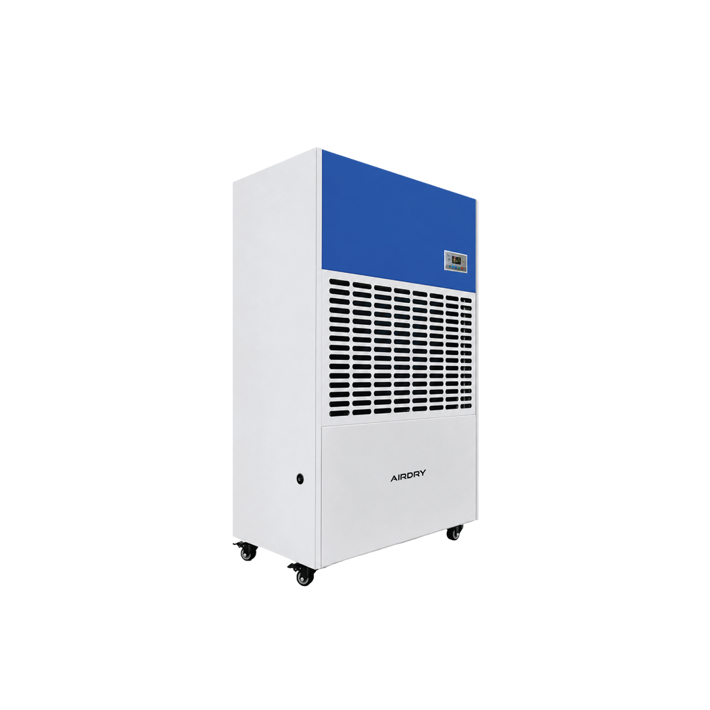 AIRDRY 600L Floor Standing Industrial Dehumidifier – 1,000–1,200m² | 10kW | 6,000m³/h Airflow | Industrial Humidity Control