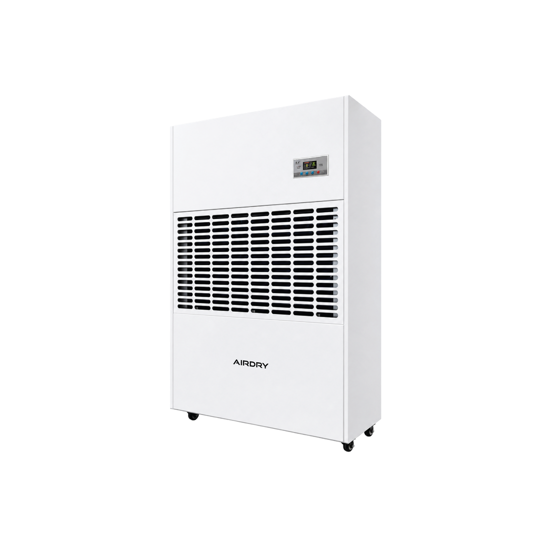 AIRDRY 728L Floor Standing Industrial Dehumidifier – 1,000–1,500m² | 15kW | 8,000m³/h Airflow | Industrial Humidity Control