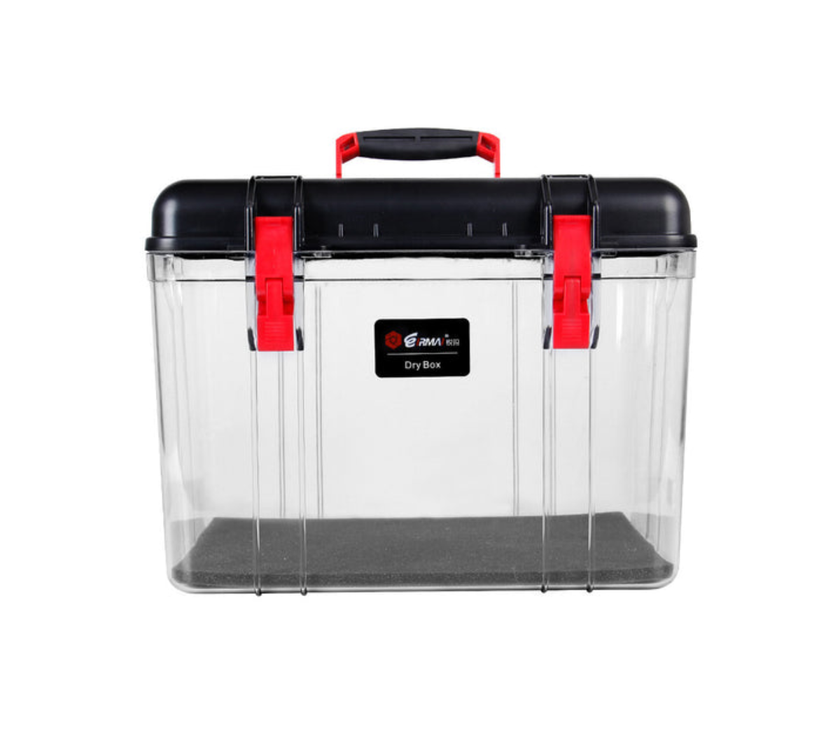 25L Portable Dry Box with Moisture Card