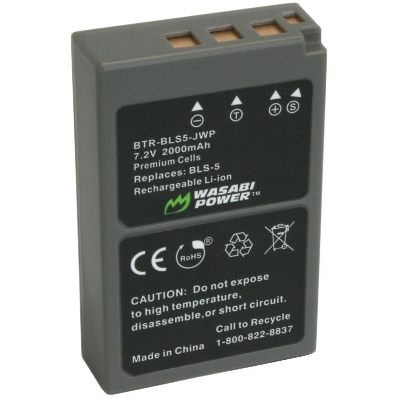 Olympus BLS-5, BLS-50, BLS-1 Single Battery