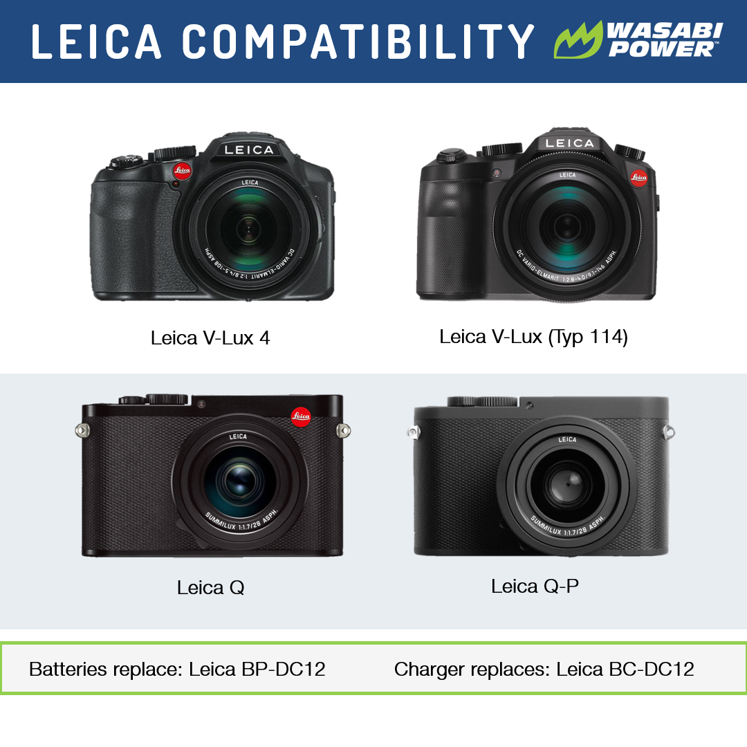 Leica BP-DC12 Battery by Wasabi Power
