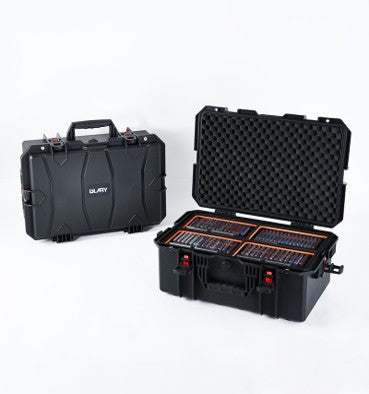 Hybrid Interstackable Protective Case – Waterproof PP Hard Case | 80 Universal Card Slots | Custom EVA Insert