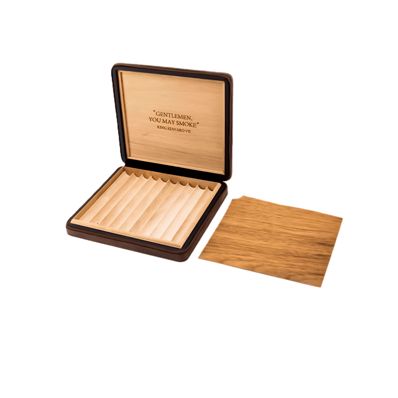 Lubinski Portable Leather Cigar Box