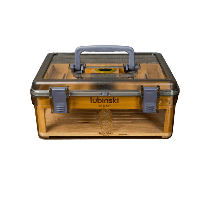 Lubinski Acrylic Shell Cigar Box