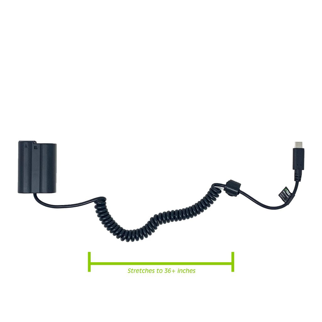 Nikon EN-EL15 DC Coupler with USB-C Input by Wasabi Power