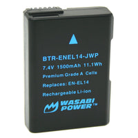 Nikon EN-EL14, EN-EL14a Battery by Wasabi Power