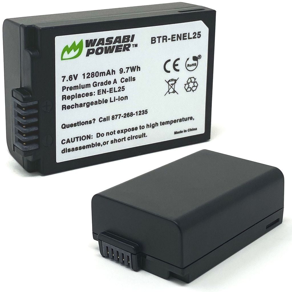 Nikon EN-EL25, EN-EL25a Battery (2-Pack) by Wasabi Power