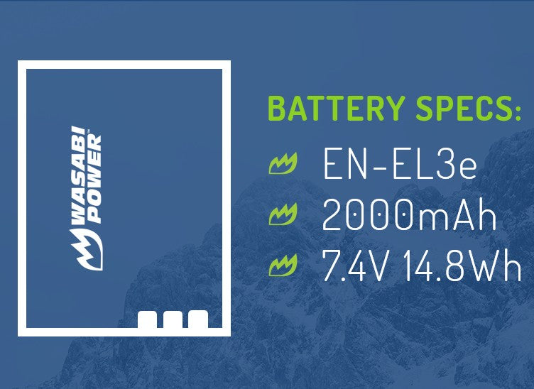 Nikon EN-EL3e Single Battery