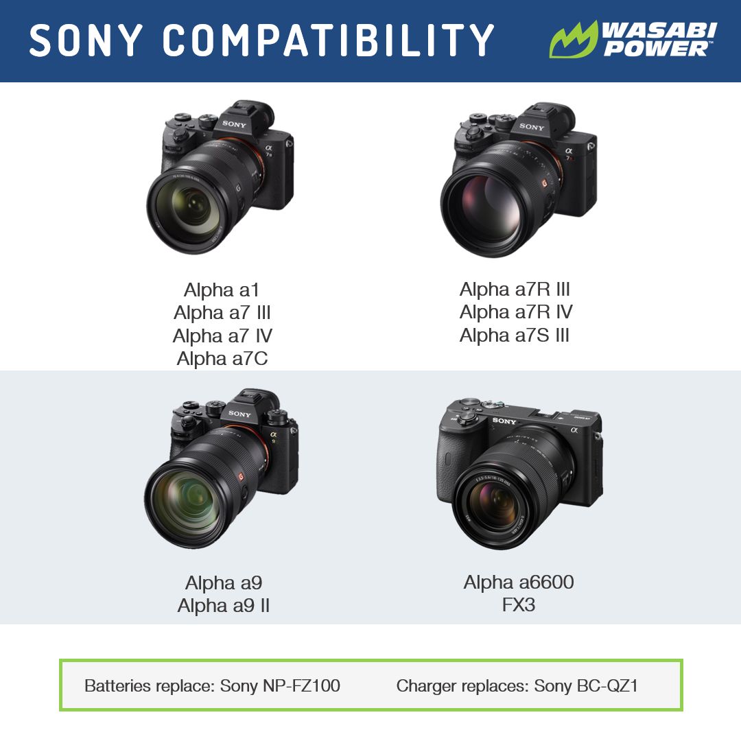 Sony NP-FZ100 Battery by Wasabi Power