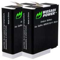 GoPro Enduro Battery (2-Pack) for HERO12, HERO11, HERO10, HERO9 by Wasabi Power