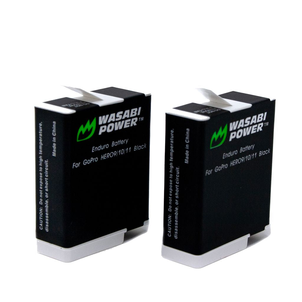 GoPro Enduro Battery (2-Pack) for HERO12, HERO11, HERO10, HERO9 by Wasabi Power
