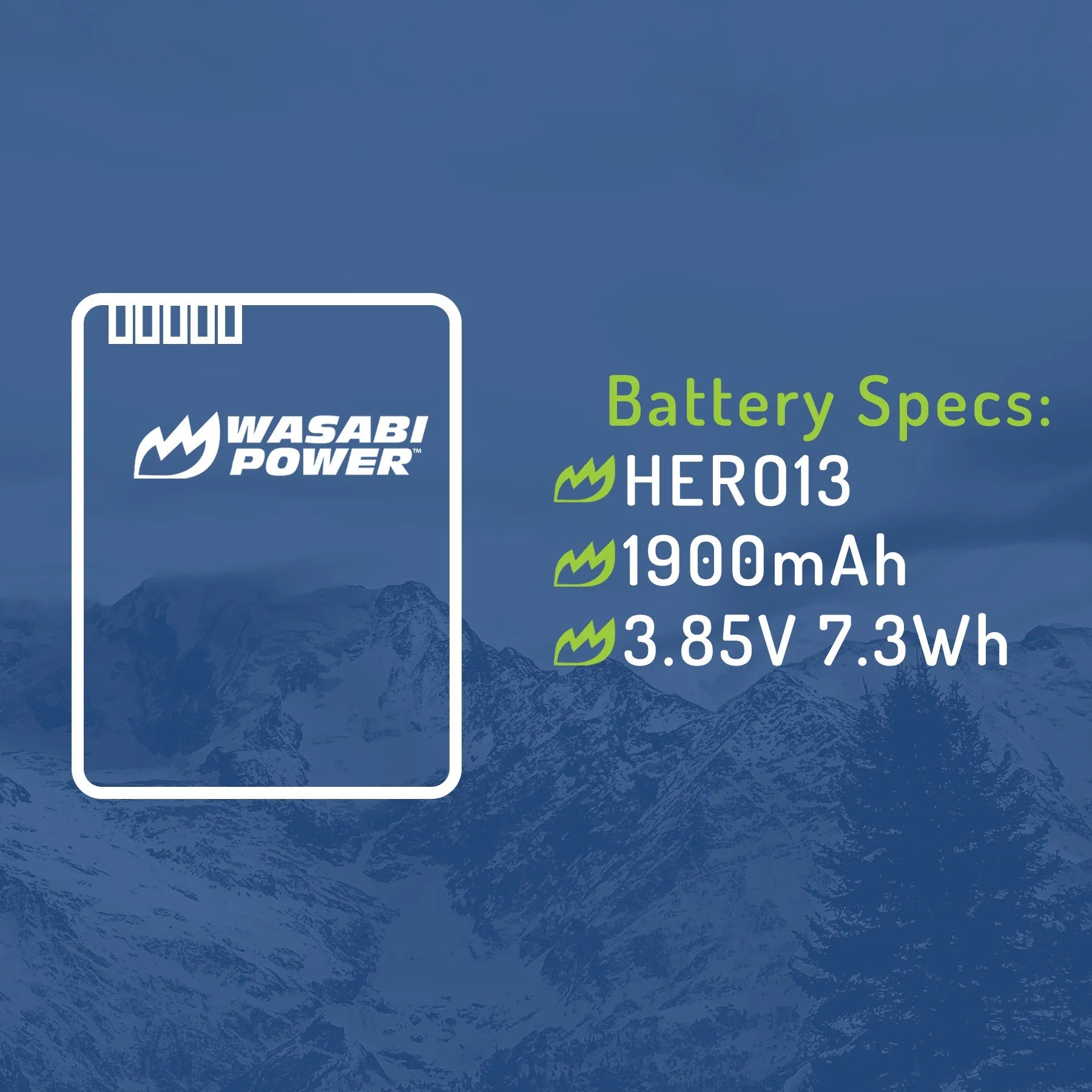 GoPro HERO13 Battery by Wasabi Power