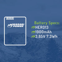 GoPro HERO13 Battery by Wasabi Power