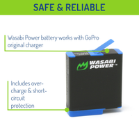 GoPro HERO8 Battery Compatible with HERO7 Black, HERO6, HERO5 by Wasabi Power
