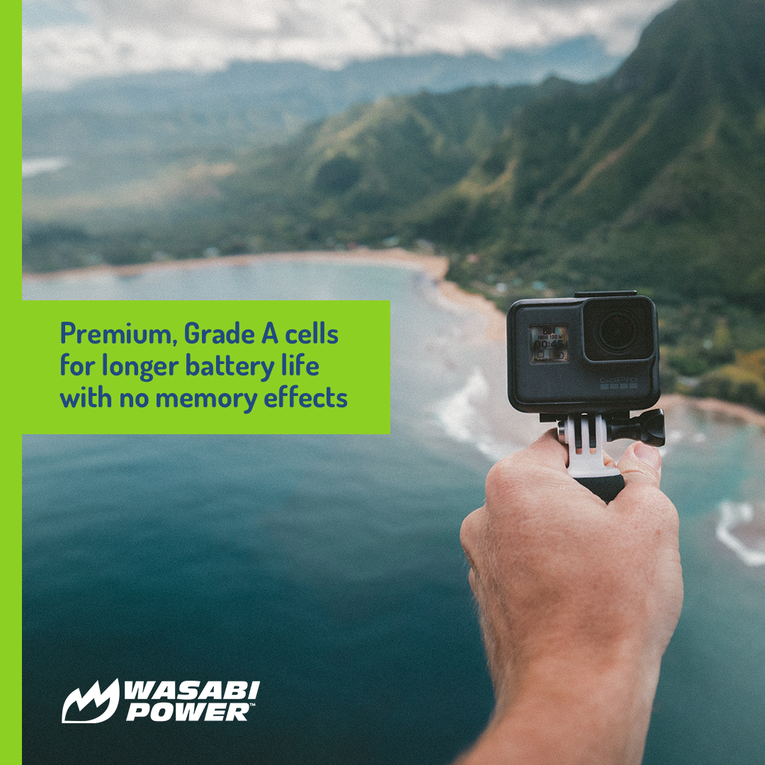 GoPro HERO8 Battery Compatible with HERO7 Black, HERO6, HERO5 by Wasabi Power