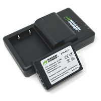 Olympus BLX-1 2 Batteries + Dual USB Charger
