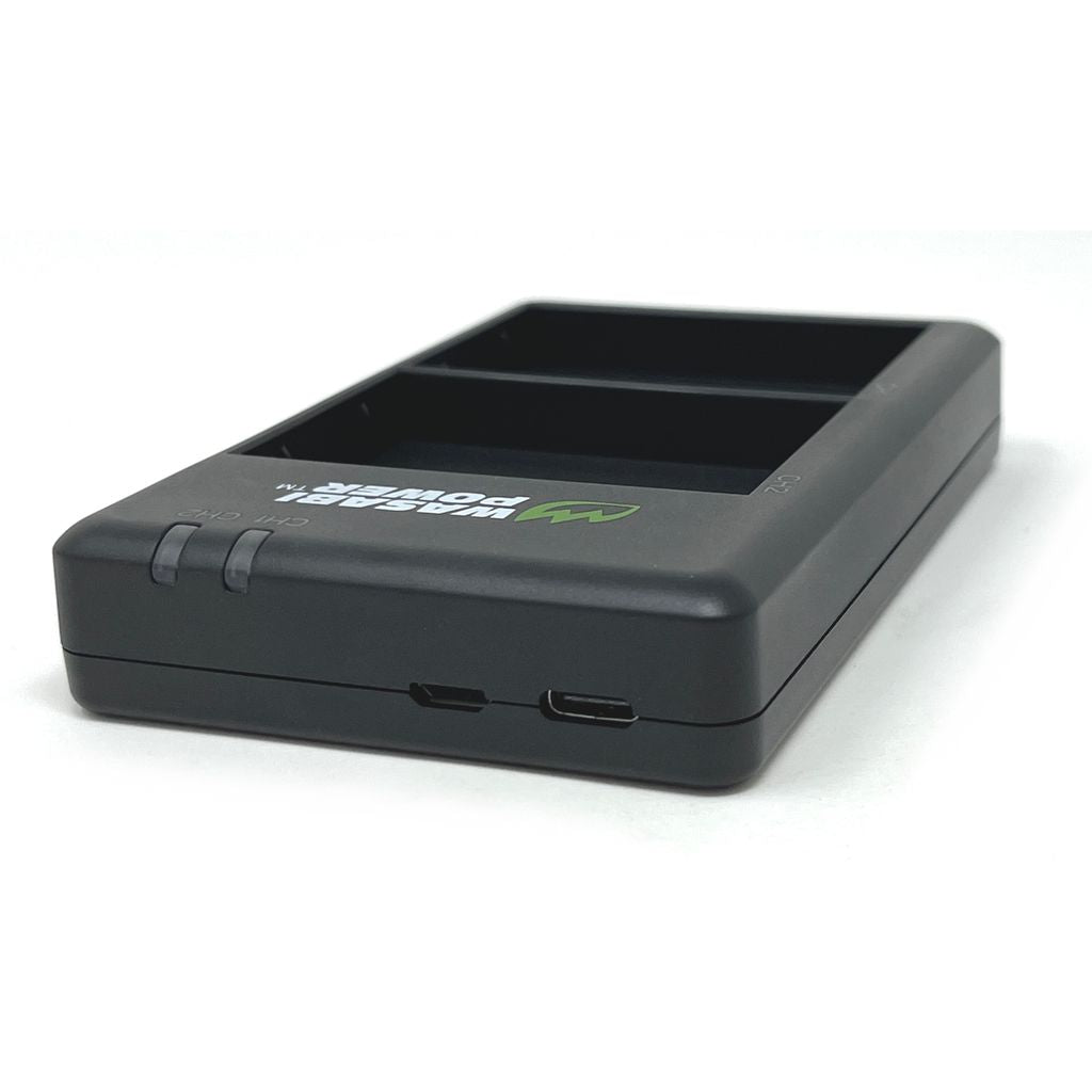 Olympus BLX-1 2 Batteries + Dual USB Charger