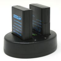 Nikon EN-EL14, EN-EL14a Battery (2-Pack) and Dual Charger by Wasabi Power