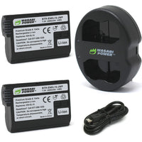 Nikon EN-EL15 2 Batteries + Dual USB Charger