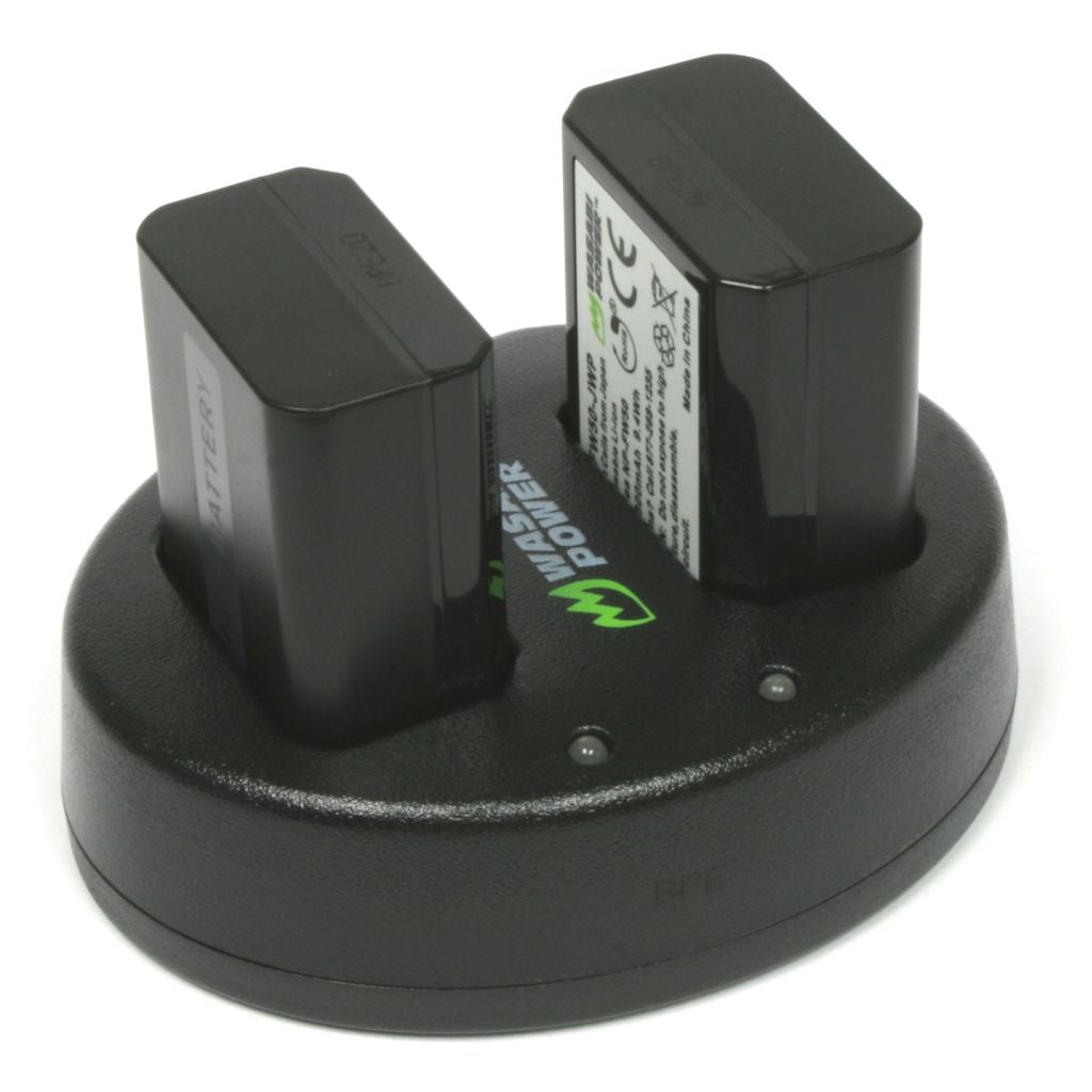 Sony NP-FW50 Battery (2-Pack) and Dual Charger by Wasabi Power