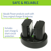 Sony NP-FZ100 2 Batteries + Dual USB Charger