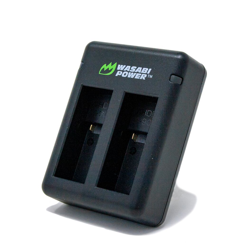 GoPro Enduro Battery (2-Pack) & Dual Charger for HERO12, HERO11, HERO10, HERO9 by Wasabi Power