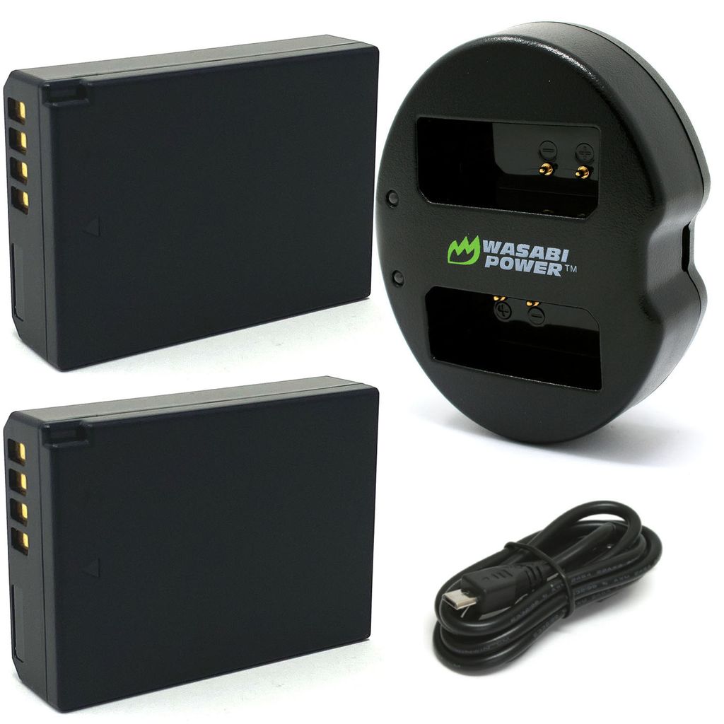 Canon LP-E10 Battery (2-Pack) and Dual Charger by Wasabi Power