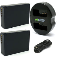 Canon LP-E10 Battery (2-Pack) and Dual Charger by Wasabi Power
