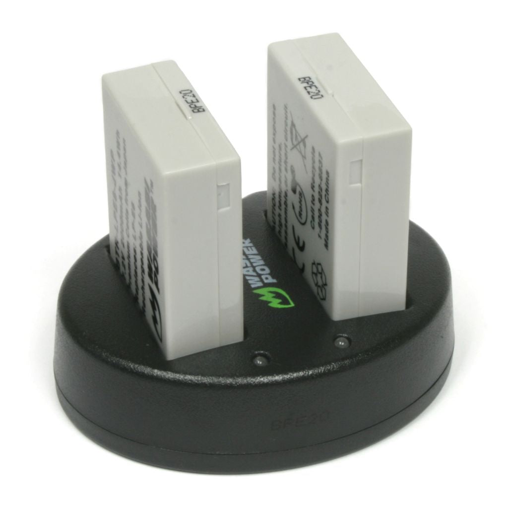 Canon LP-E8 Battery (2-Pack) and Dual Charger by Wasabi Power