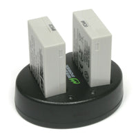 Canon LP-E8 Battery (2-Pack) and Dual Charger by Wasabi Power