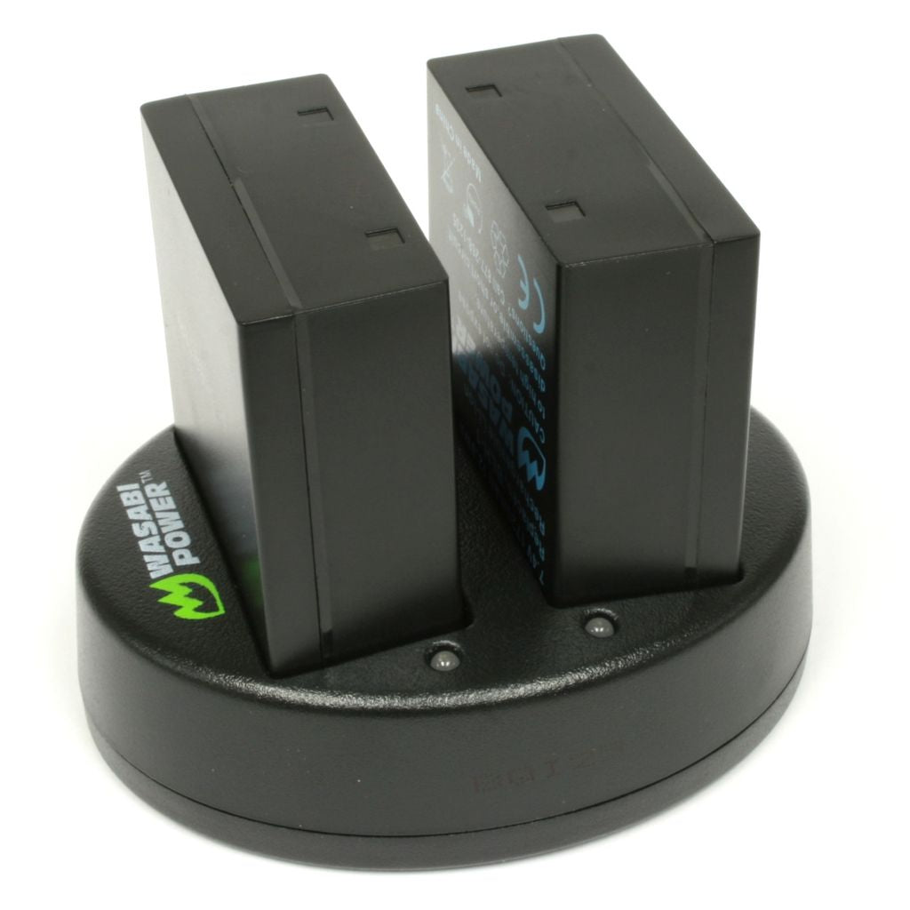 Olympus BLH-1 2 Batteries (fully decoded) + Dual USB Charger