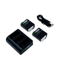 GoPro HERO12, HERO11, HERO10, HERO9 Black & GoPro Enduro Triple USB Battery Charger by Wasabi Power
