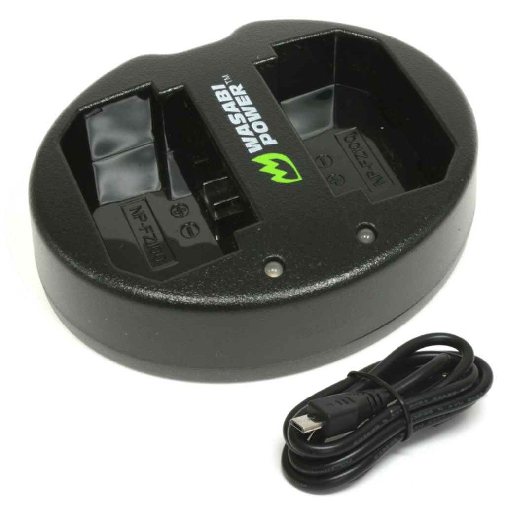 Sony NP-FZ100, BC-QZ1 Dual Charger by Wasabi Power
