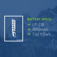 Canon LP-E10 Battery by Wasabi Power