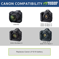 Canon LP-E19 Single Battery (Replaces LP-E19, LP-E4N, LP-E4)
