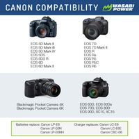 Canon LP-E6NH Battery by Wasabi Power