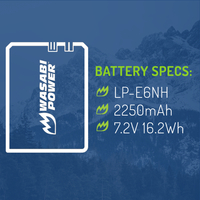 Canon LP-E6NH Battery by Wasabi Power