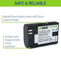 Canon LP-E6NH Battery by Wasabi Power