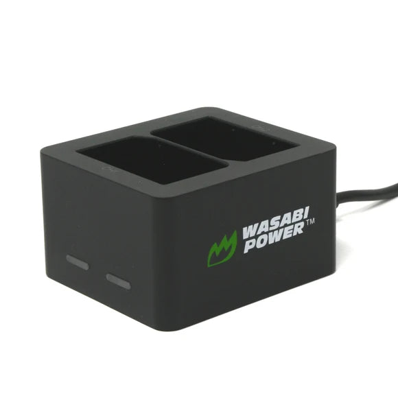 Leica BP-SCL7, 24026 Battery (2-Pack) and Dual USB Battery Charger BC-SCL7, 24027 by Wasabi Power