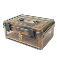 Lubinski Acrylic Shell Cigar Box
