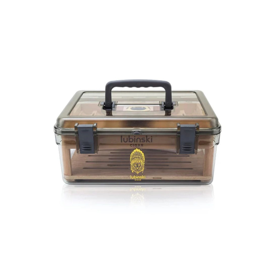 Lubinski Acrylic Shell Cigar Box