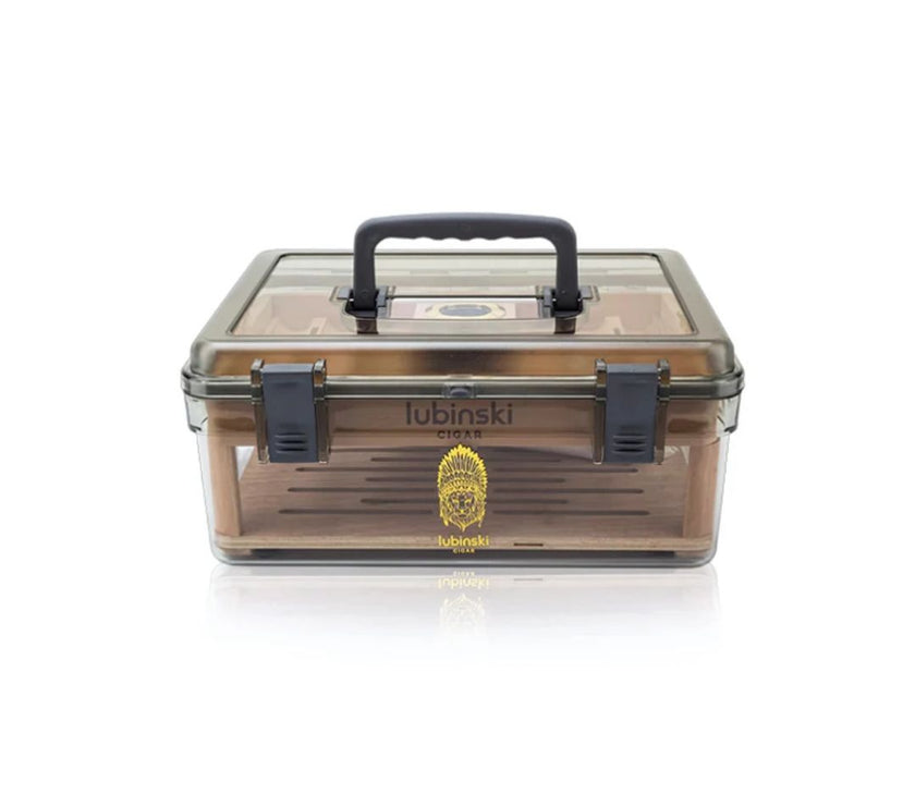 Lubinski Acrylic Shell Cigar Box