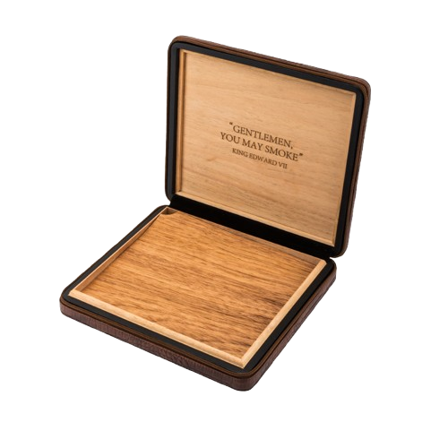 Lubinski Portable Leather Cigar Box