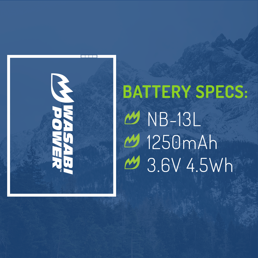 Canon NB-13L Single Battery