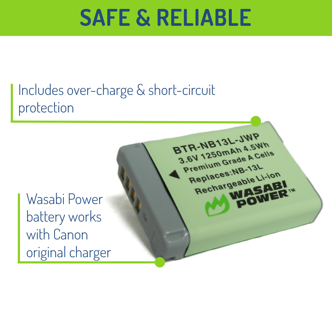 Canon NB-13L Single Battery