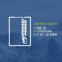 Canon NB-2L Single Battery