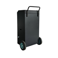 AirDry 158L Portable Commercial Dehumidifier – 200–260m² | 2.6kW | 1,400m³/h Airflow | Heavy-Duty Caster Wheels