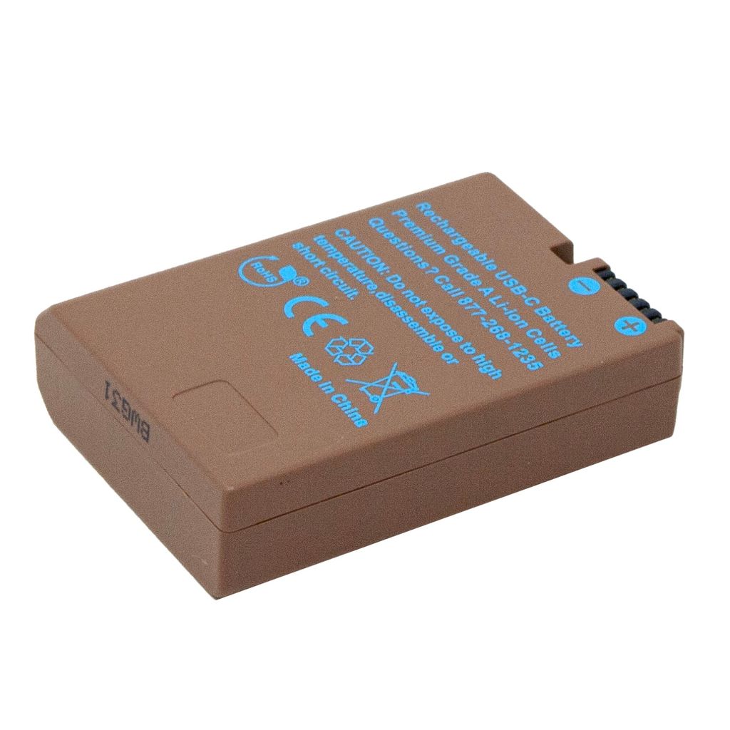 Nikon EN-EL14, EN-EL14a Battery with USB Fast Charging by Wasabi Power